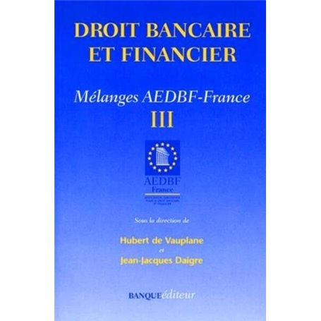 Droit bancaire et financier