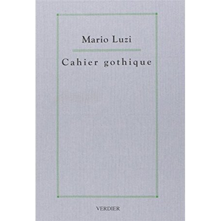 Cahier gothique