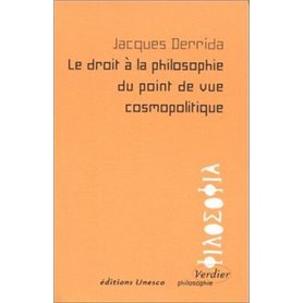 Le droit à la philosophie du point de vue cosmopolitique