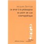 Le droit à la philosophie du point de vue cosmopolitique