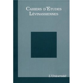 Cahiers d'études lévinassiennes n°10