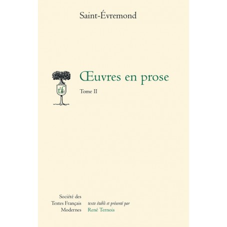 oeuvres en prose