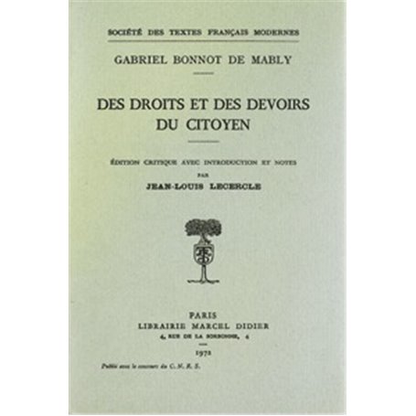 Des droits et des devoirs du citoyen