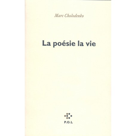 La poésie la vie