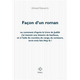 Façon d'un roman