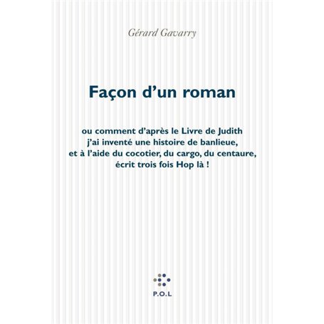 Façon d'un roman