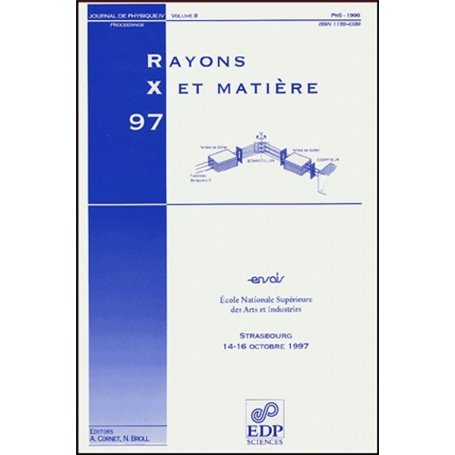 RX'97 - RAYONS X ET MATIERE - PR5-1998