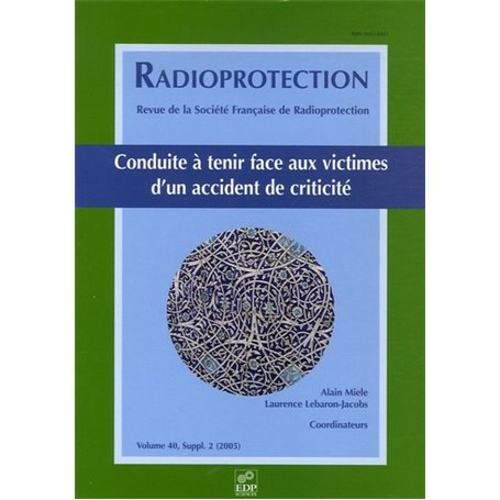 RADIOPROTECTION CONDUITE A TENIR FACE AUX VICTIMES