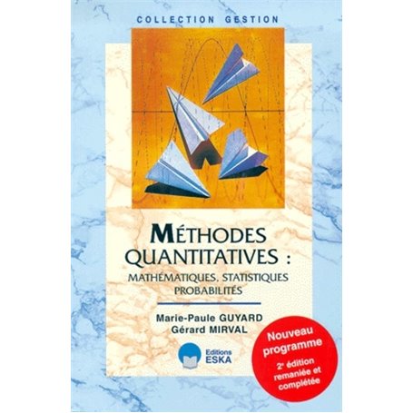 Méthodes quantitatives mathématiques, statistiques, probabilités