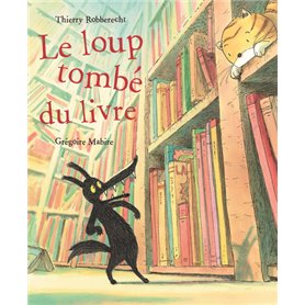 loup tombe du livre