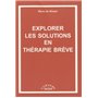 EXPLORER LES SOLUTIONS EN THERAPIE BREVE