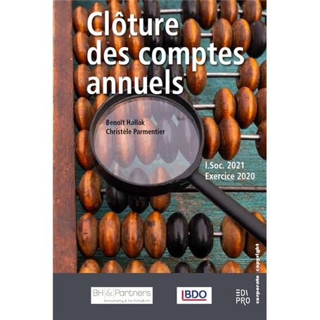 Clôture des comptes annuels