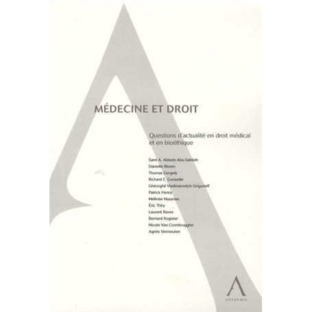 MÉDECINE ET DROIT