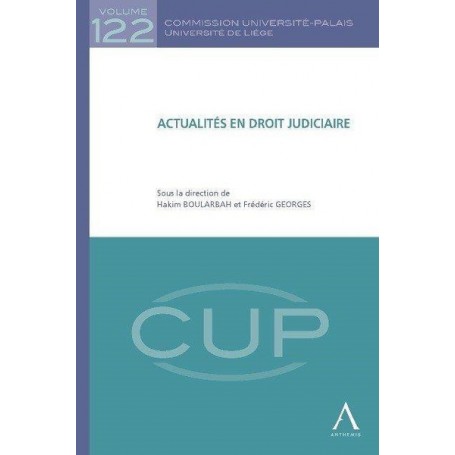 ACTUALITÉS EN DROIT JUDICIAIRE