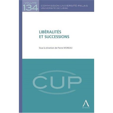 LIBÉRALITÉS ET SUCCESSIONS