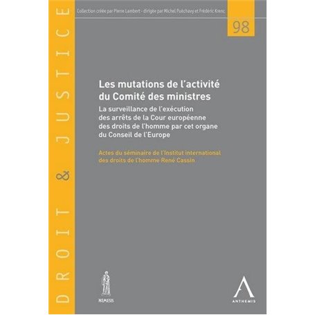 LES MUTATIONS DE L'ACTIVITÉ DU COMITÉ DES MINISTRES