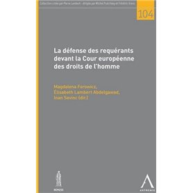 LA DÉFENSE DES REQUÉRANTS DEVANT LA COUR EUROPÉENNE DES DROITS DE L'HOMME