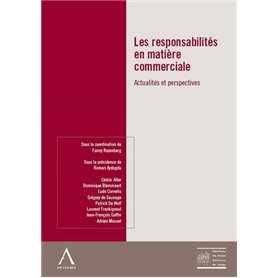 LES RESPONSABILITÉS EN MATIÈRE COMMERCIALE