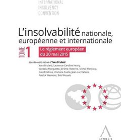 L INSOLVABILITE T1 NATIONALE, EUROPEENNE ET INTERNATIONALE