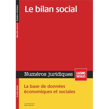 Le bilan social - Janvier 2015