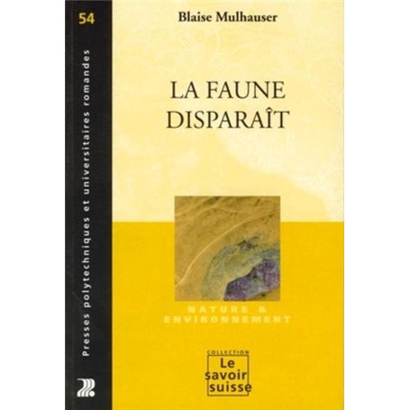 La faune disparaît