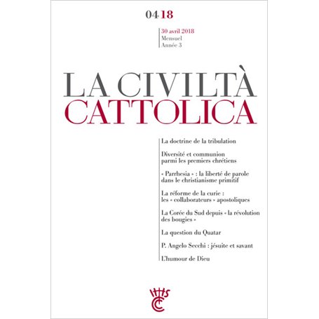 CIVILTA CATTOLICA AVRIL 2018