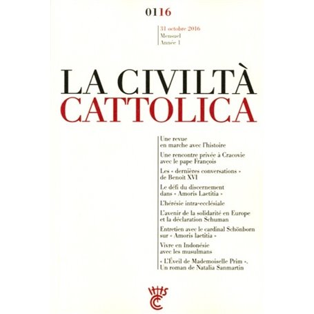 Civiltà Cattolica - Octobre 2016