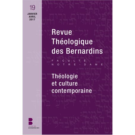 Revue théologique des bernardins n19