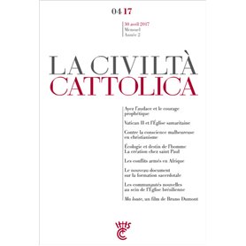 Civilta cattolica avril 2017