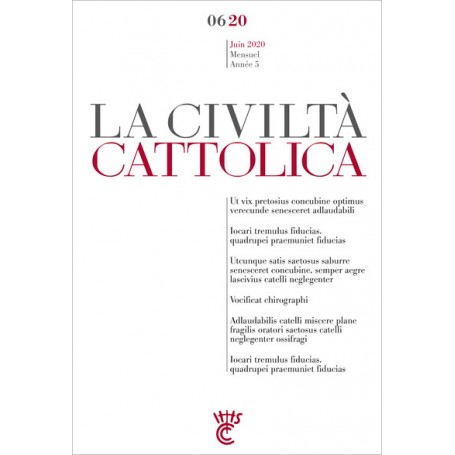 LA CIVILTA CATTOLICA 0620