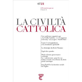 La Civilta cattolica 0721