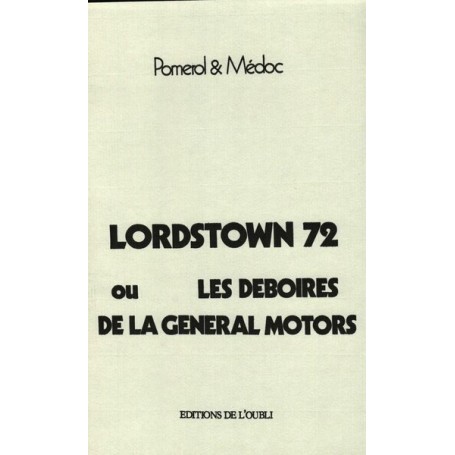 Lordstown 72 ou les déboires de la General Motors