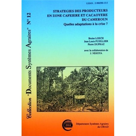 Stratégies des producteurs en zone caféière et cacaoyère du cameroun