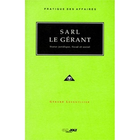 sarl - le gérant