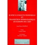 JUSTICE CONSTITUTIONNELLE ET TRANSITION DÉMOCRATIQUE EN EUROPE DE L'EST