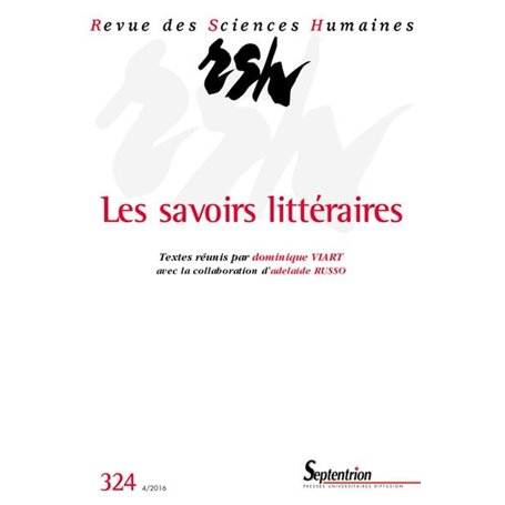 Les savoirs littéraires