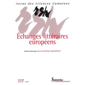 Revue des Sciences Humaines, n°337/janvier-mars 2020