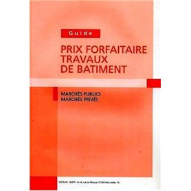 Guide - Prix forfaitaires - Travaux de bâtiment