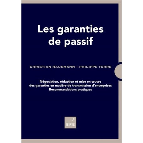 LES GARANTIES DE PASSIF, 5E ED