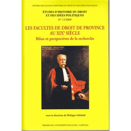 les facultes de droit de province au xixe siecle.