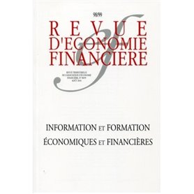 Information et formation économiques et financières 98/99 Août 2010