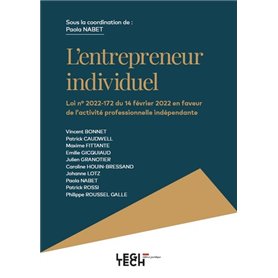 L'entrepreneur individuel