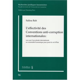 l'effectivité des conventions anti-corruption internationales : vers une cour pé