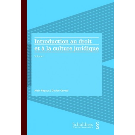 Introduction au droit et à la culture juridique