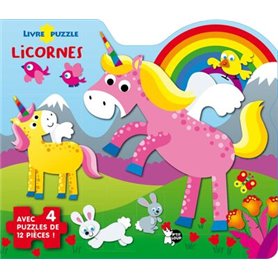 Livre Puzzle Licornes