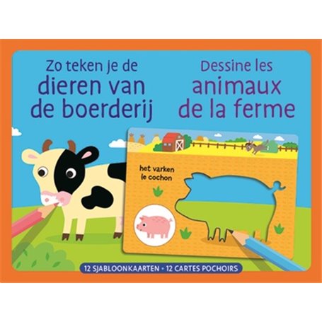 Mes premiers pochoirs - Les animaux de la ferme