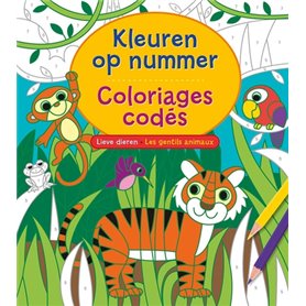 Les gentils animaux - coloriages codés