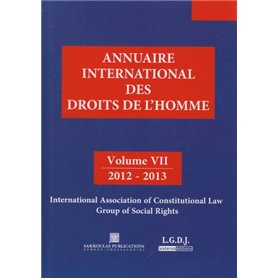 ANNUAIRE INTERNATIONAL DES DROITS DE L'HOMME VII 2012-2013