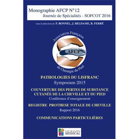 PATHOLOGIES DU LISFRANC - AFCP N°12 - POD