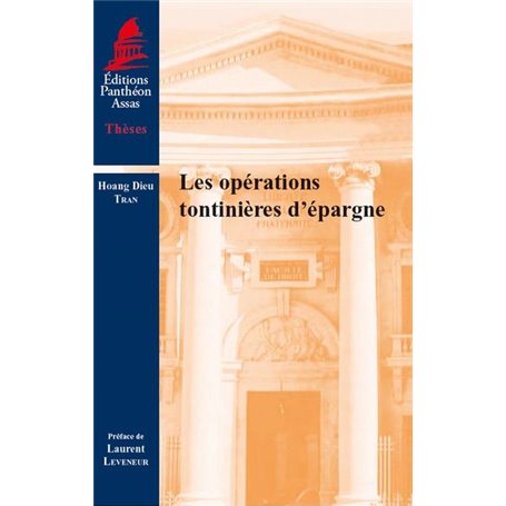 LES OPÉRATIONS TONTINIÈRES D'ÉPARGNE